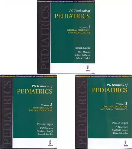 PG Textbook of Pediatrics (3 Volumes) 1st Edition