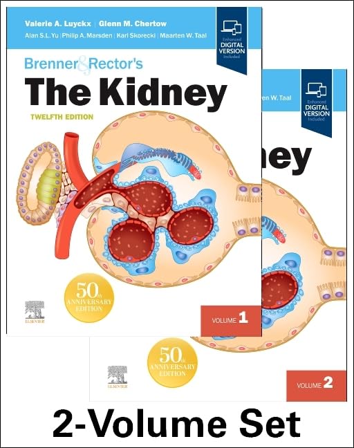 Brenner & Rector’s The Kidney (2 volume set), 12th edition (True PDF)